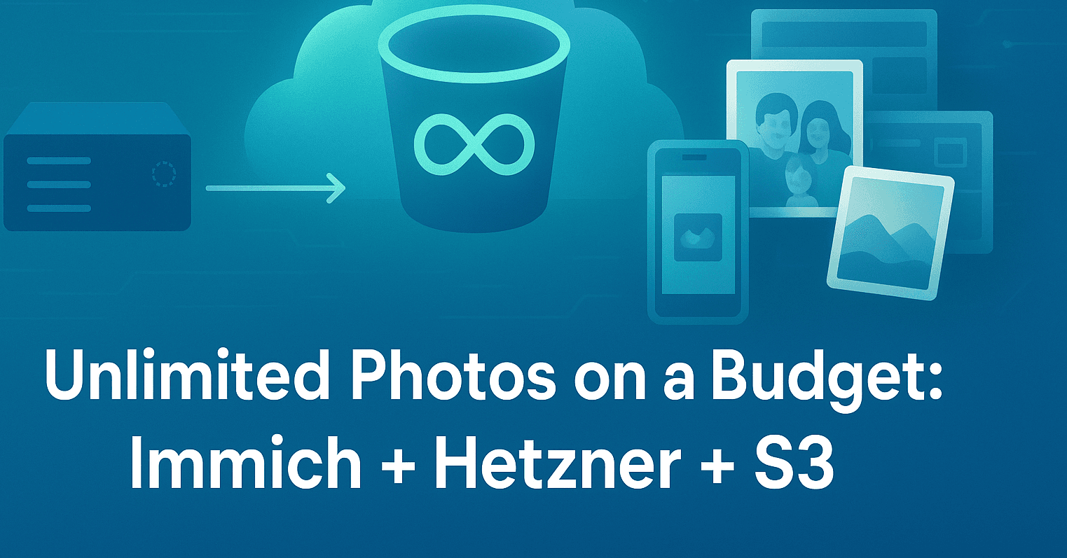 Running Immich with S3 Storage: A Complete Developer Guide